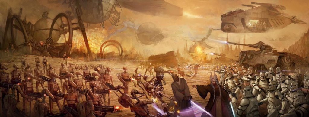 Battle of Geonosis Star Wars Episode II Attack of the Clones Greatest of All Time Guns Quizzes History Gaming